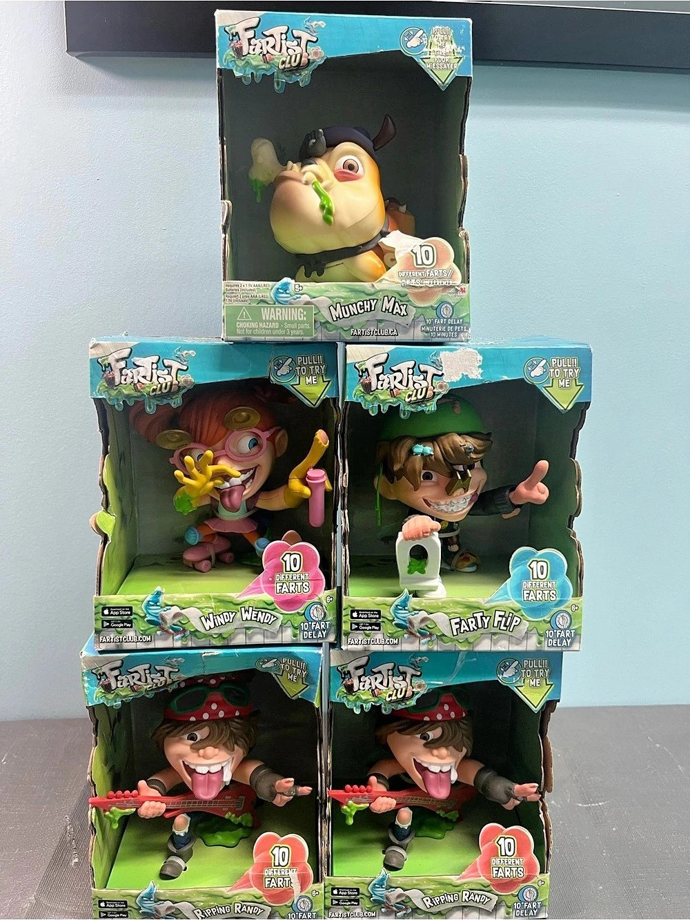 Fartist Club figures Boxed Action Set